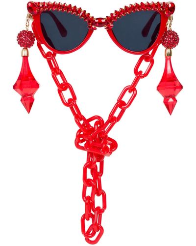 Meghan Fabulous The Porn Star Sunglasses - Red