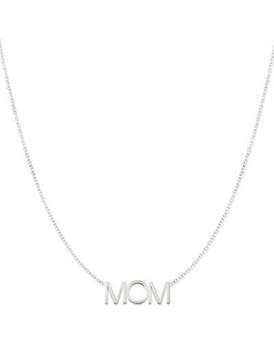Maya Brenner Mom Necklace - Metallic