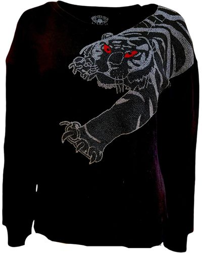 Any Old Iron S Tiger Sweatshirt - Black