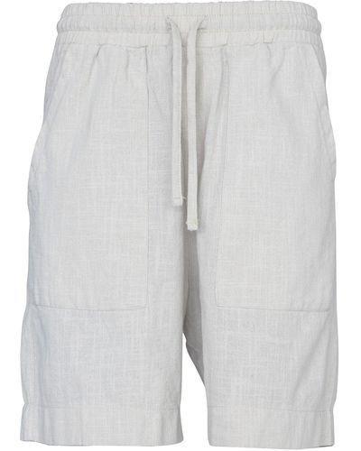 Monique Store Linen Shorts - Gray