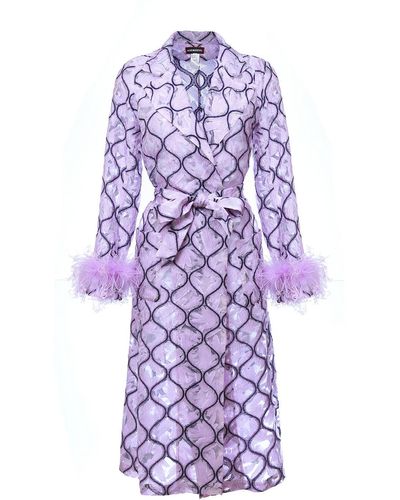 Andreeva Lavender Coat - Purple