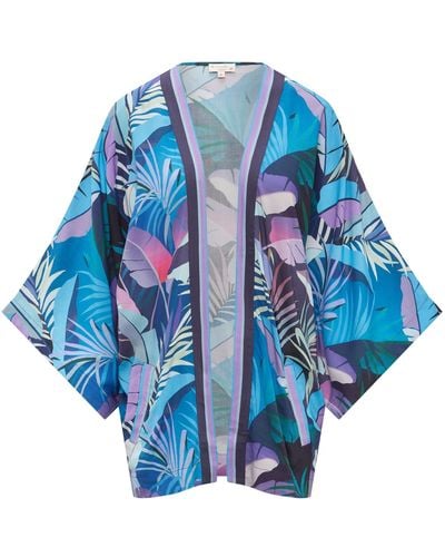 Nooki Design Tropical Kimono - Blue