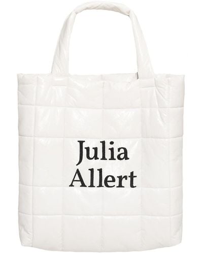Julia Allert Vinyl Quilted Bag - White