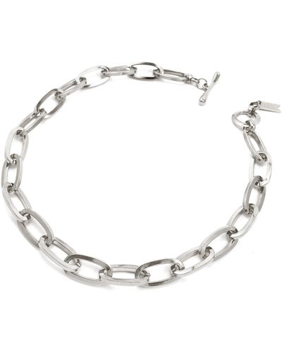 Biko Jewellery Essential Chainlink Collar - Metallic