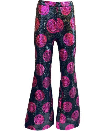 Any Old Iron X Smiley Pink Trousers - Purple