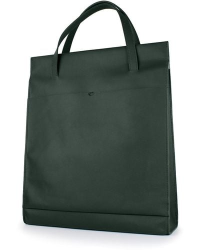 godi. Handmade Adjustable Leather Tote Bag - Green
