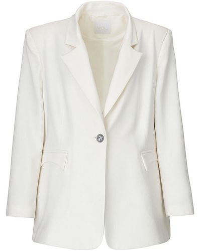 Vestiaire d'un Oiseau Libre Wool Oversized Jacket - White