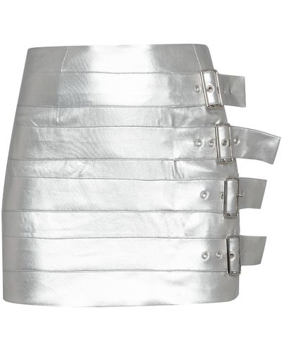Khéla the Label Plutonic Mini Skirt Silver - Gray