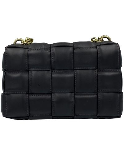 Angelika Jozefczyk Braided Leather Handbag - Black