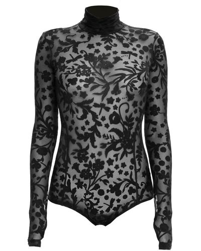 Monosuit Premium Bodysuit For Flora - Black