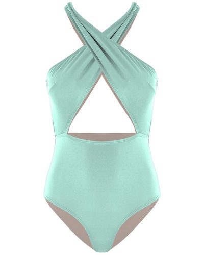 Movom Ariel Front Cross One Piece - Green