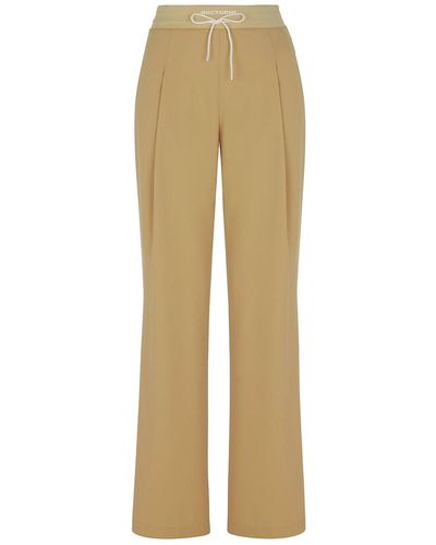 Nocturne Ribbed Trousers - Natural