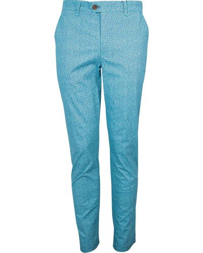 lords of harlech Jack Lux Large Fish Trousers - Blue