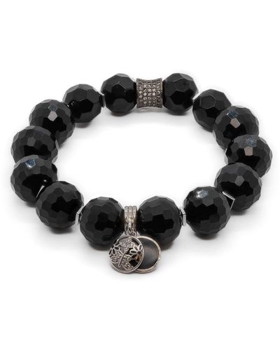 Ebru Jewelry Black Protection Symbol Bracelet
