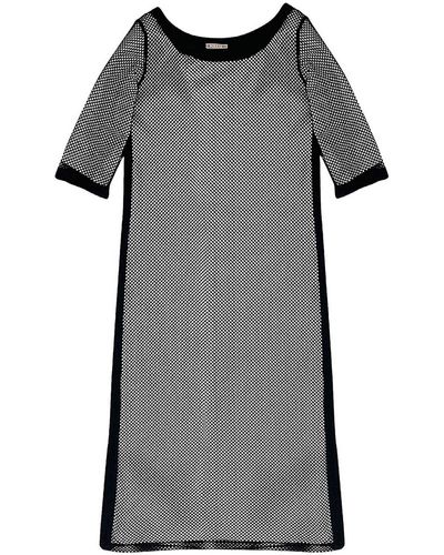 Nokaya Daring Net Dress - Gray
