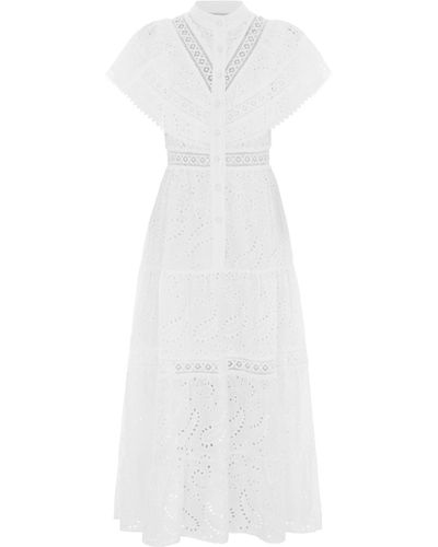 Hortons England The Santorini Dress - White