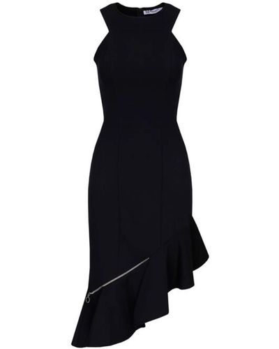 Mirimalist Pencil Midi Dress - Black
