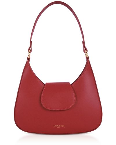 Le Parmentier Obolo Leather Shoulder Bag - Red