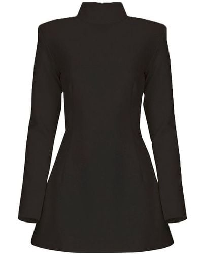 Vestiaire d'un Oiseau Libre Wool Mini Dress - Black