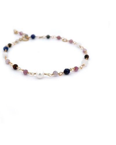 Gosia Orlowska Chiyo Mix Beads Bracelet - Metallic