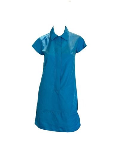 SNIDER Water Shift Dress - Blue