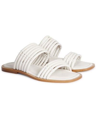 Saint G. Zoya Off Sandals - White