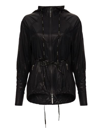 Balletto Athleisure Couture Windbreaker Jacket Bag Nero - Black