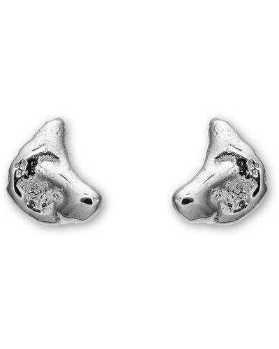 EVA REMENYI Talisman Half Moon Earrings - Metallic