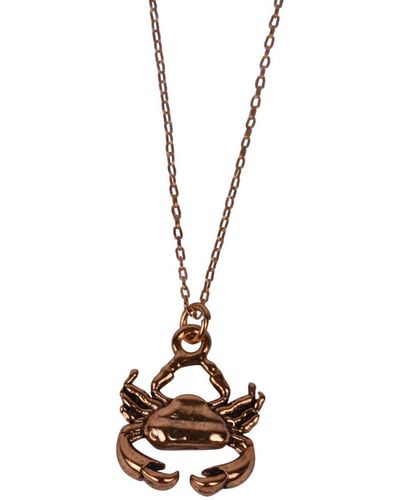 Lovard Crab Necklace - Metallic