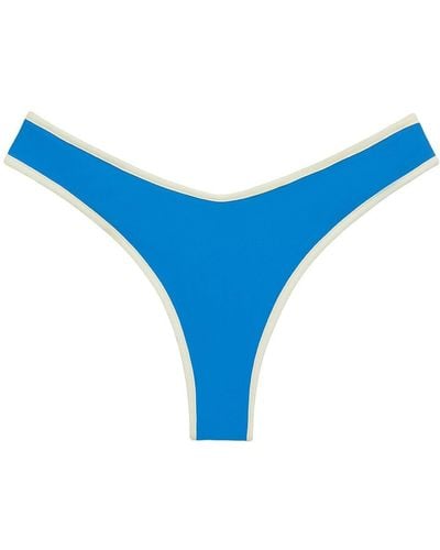 Montce Asul Cream Binded Lulu Bikini Bottom - Blue