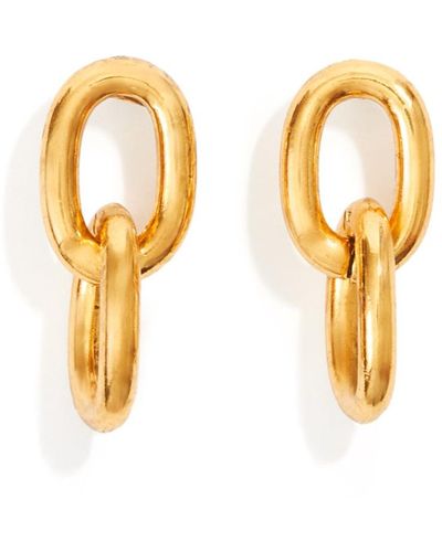 Lovard Double Link Earring - Metallic