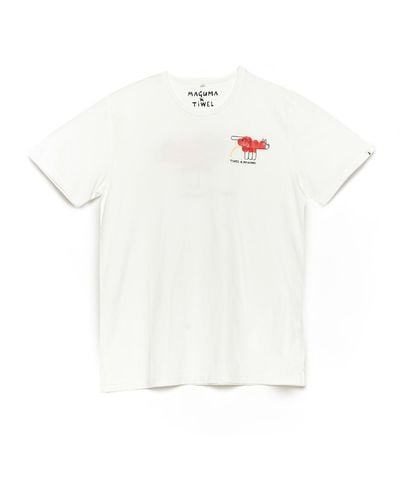 TIWEL Magu-nifty T-shirt By Maguma - White