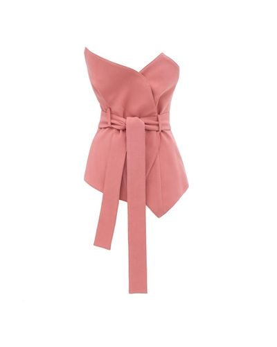 Julia Allert Designer Corset Belt Coral - Pink