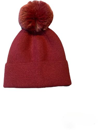 Lula-Ru Cashmere Hat - Red