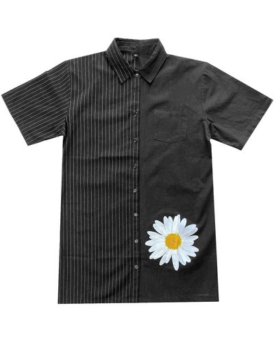Zenzee Two Tone Shirt Dress - Black