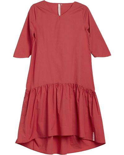 GROBUND The Manilla Dress – The Bohemian One In Currant - Red