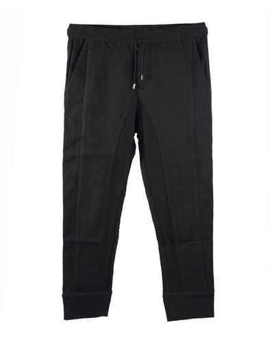 Smart and Joy Tapered And Textured Trousers - Grey