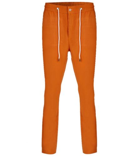 DAVID WEJ Kingston Drawstring Trouser - Orange