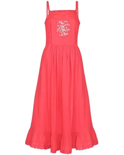 Em & Shi Rose Strap Dress - Pink