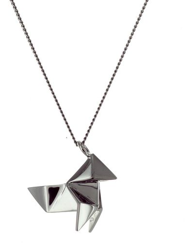 Origami Jewellery Mini Cuckoo Gun Metal - Black