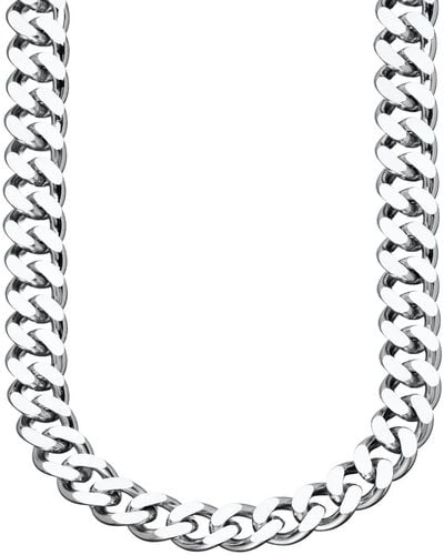 Scream Pretty Chunky Curb Chain Necklace - Metallic