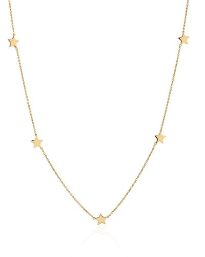 Auree Alta Gold Vermeil Star Necklace - Metallic