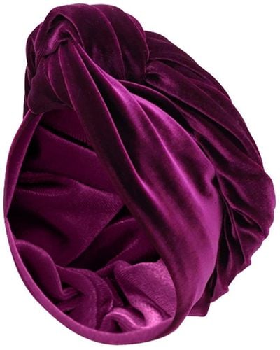 Julia Clancey Classic M Plum Turban - Purple