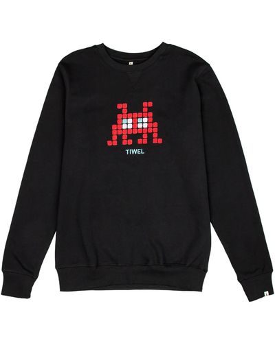 TIWEL Monsterized Sweatshirt - Black