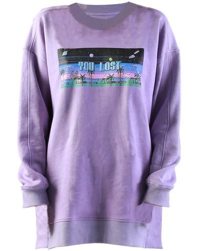 Quillattire Lilac Bamboo Sweatshirt - Purple