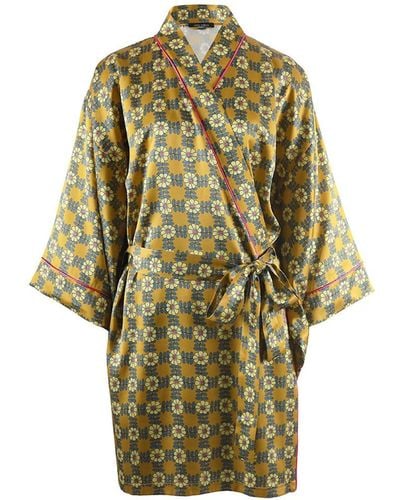 Emma Wallace Izzy Dressing Gown - Green