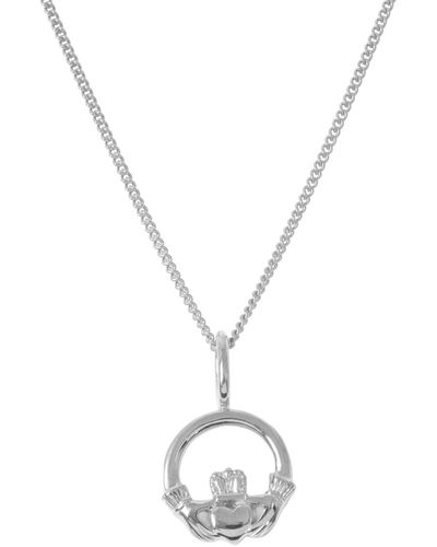 Katie Mullally Claddagh Charm Necklace - Metallic