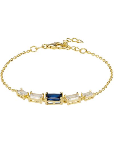 LÁTELITA London Clara Gemstone Bracelets Gold Sapphire - Metallic