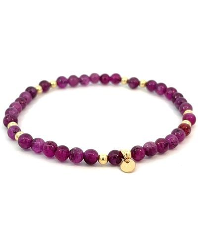 Gosia Orlowska Alora Indian Rubi Bracelet - Purple