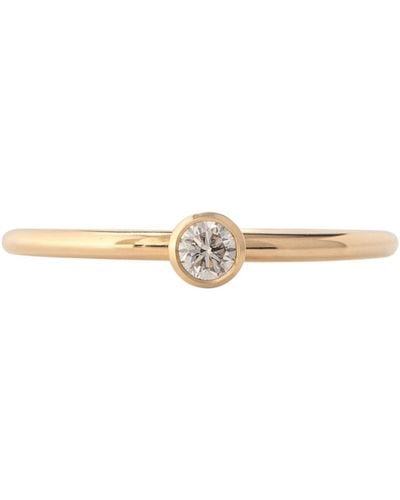 Lily Flo Jewellery Circinus Diamond Solitaire Ring - Metallic